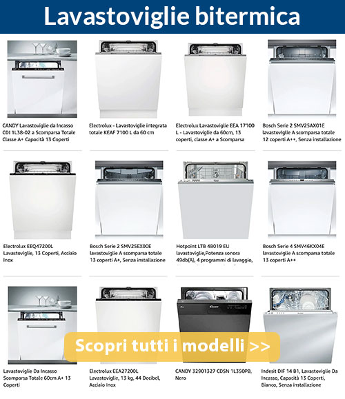 migliori modelli lavastoviglie bitermica doppio ingresso acqua calda fredda vendita online